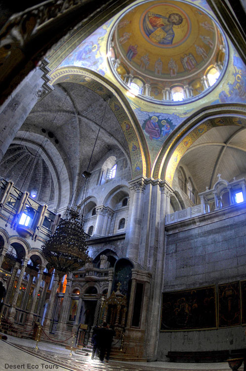 
the Church of the Holy Sepulcher: The old city, Jerusalem
