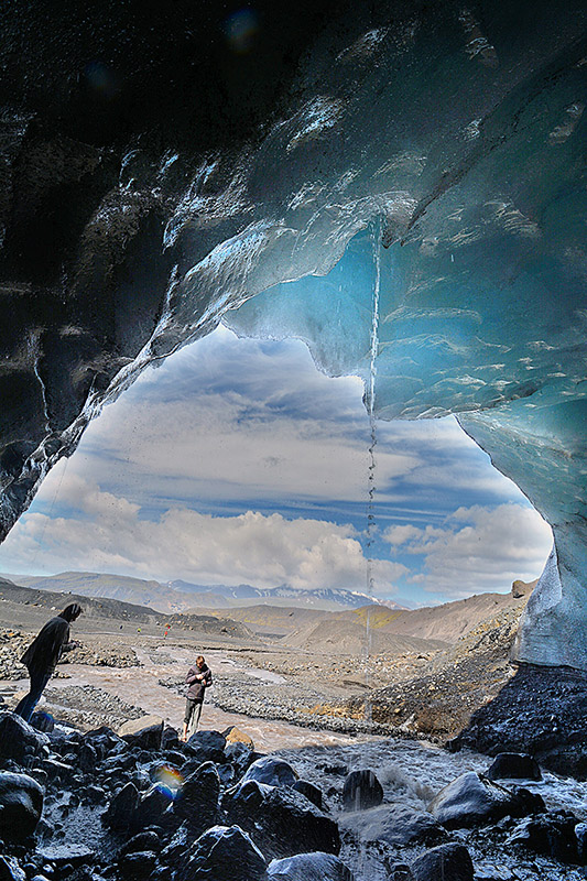 טיול באיסלנד: מערות קרח